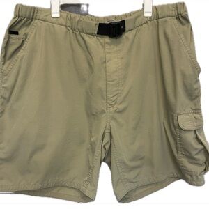 The North Face Shorts Mens Large Beige Cargo 100% Nylon